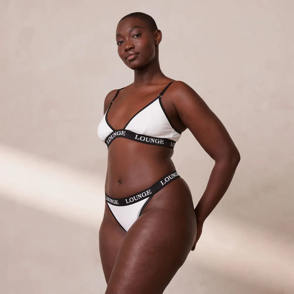 Sale Bamboo Triangle BH und String/Slip Set - Ohne Bügel|Bralettes