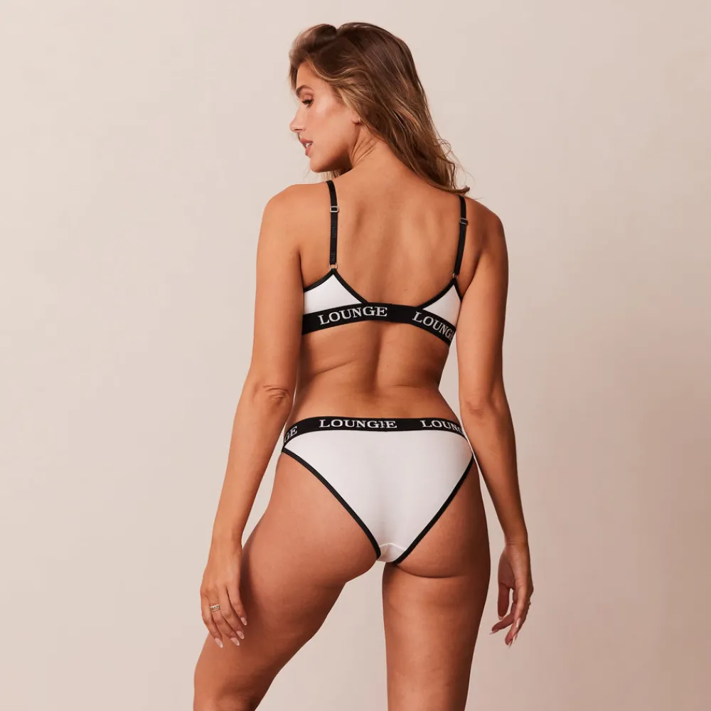 Sale Bamboo Triangle BH und String/Slip Set - Ohne Bügel|Bralettes