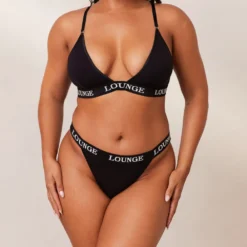 Outlet Bamboo Triangle BH und String/Slip Set - Ohne Bügel|Bralettes