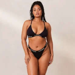 Outlet Bamboo Triangle BH und String/Slip Set - Ohne Bügel|Bralettes