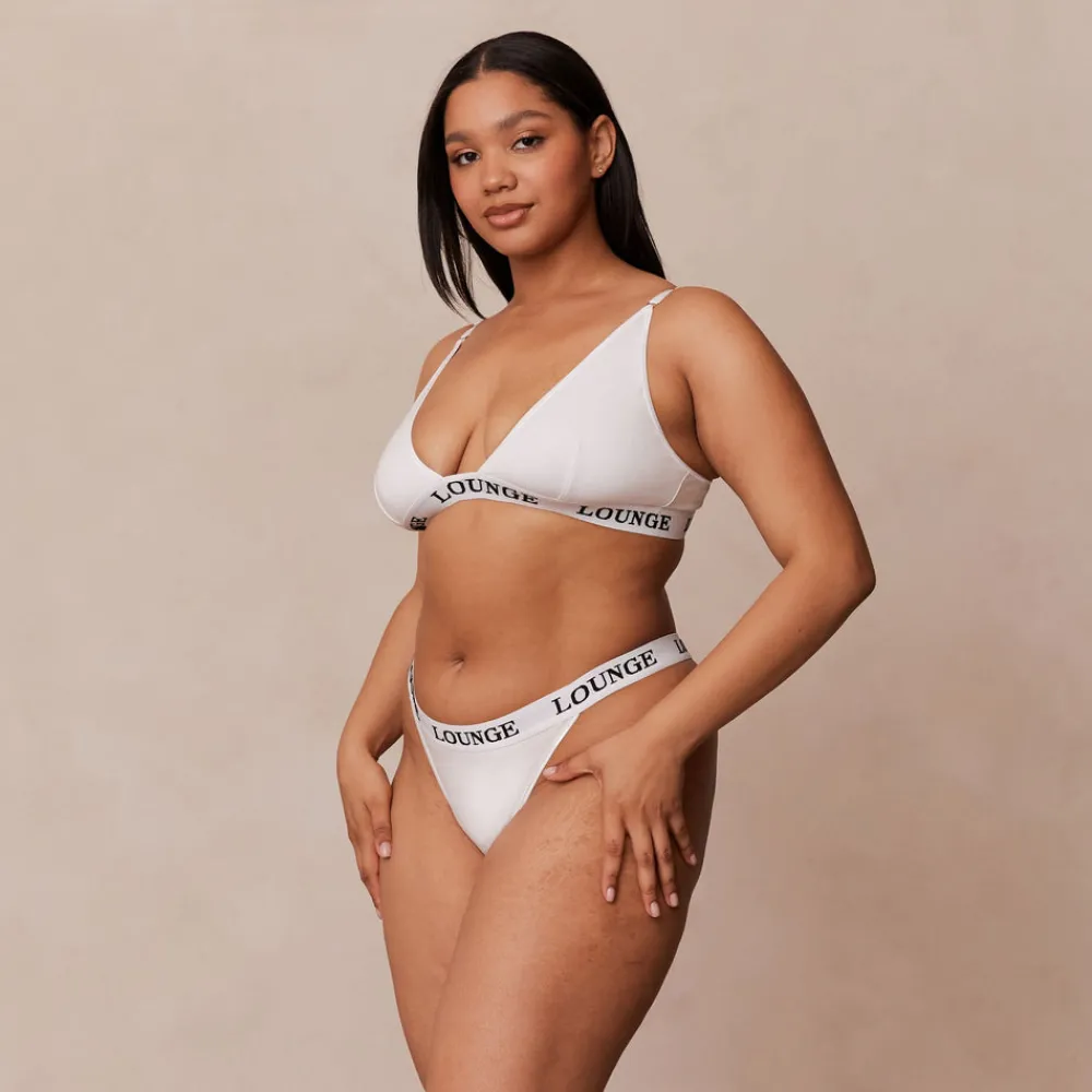 Outlet Bamboo Triangle BH und String/Slip Set - Ohne Bügel|Bralettes
