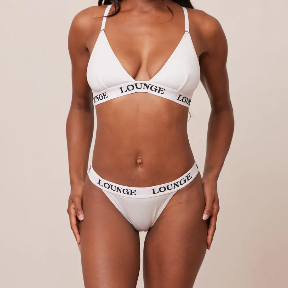 Outlet Bamboo Triangle BH und String/Slip Set - Ohne Bügel|Bralettes