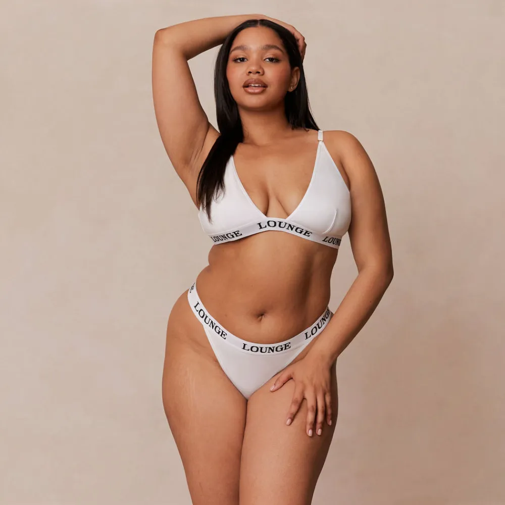 Outlet Bamboo Triangle BH und String/Slip Set - Ohne Bügel|Bralettes