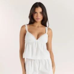 Discount Baumwoll Pyjama-Camisole - Pyjamas Sets|Pyjama-Oberteile