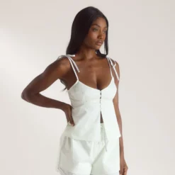 New Bloom & Stripe Cami-Oberteil - Pyjamas Sets|Pyjama-Oberteile