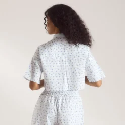 New Bloom & Stripe Kurzärmeliges Pyjamahemd - Pyjamas Sets|Pyjama-Oberteile