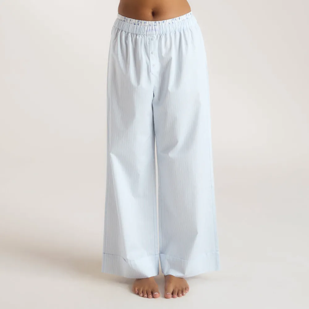 Clearance Bloom & Stripe Pyjamahose - Pyjamas Sets|Pyjama-Hosen