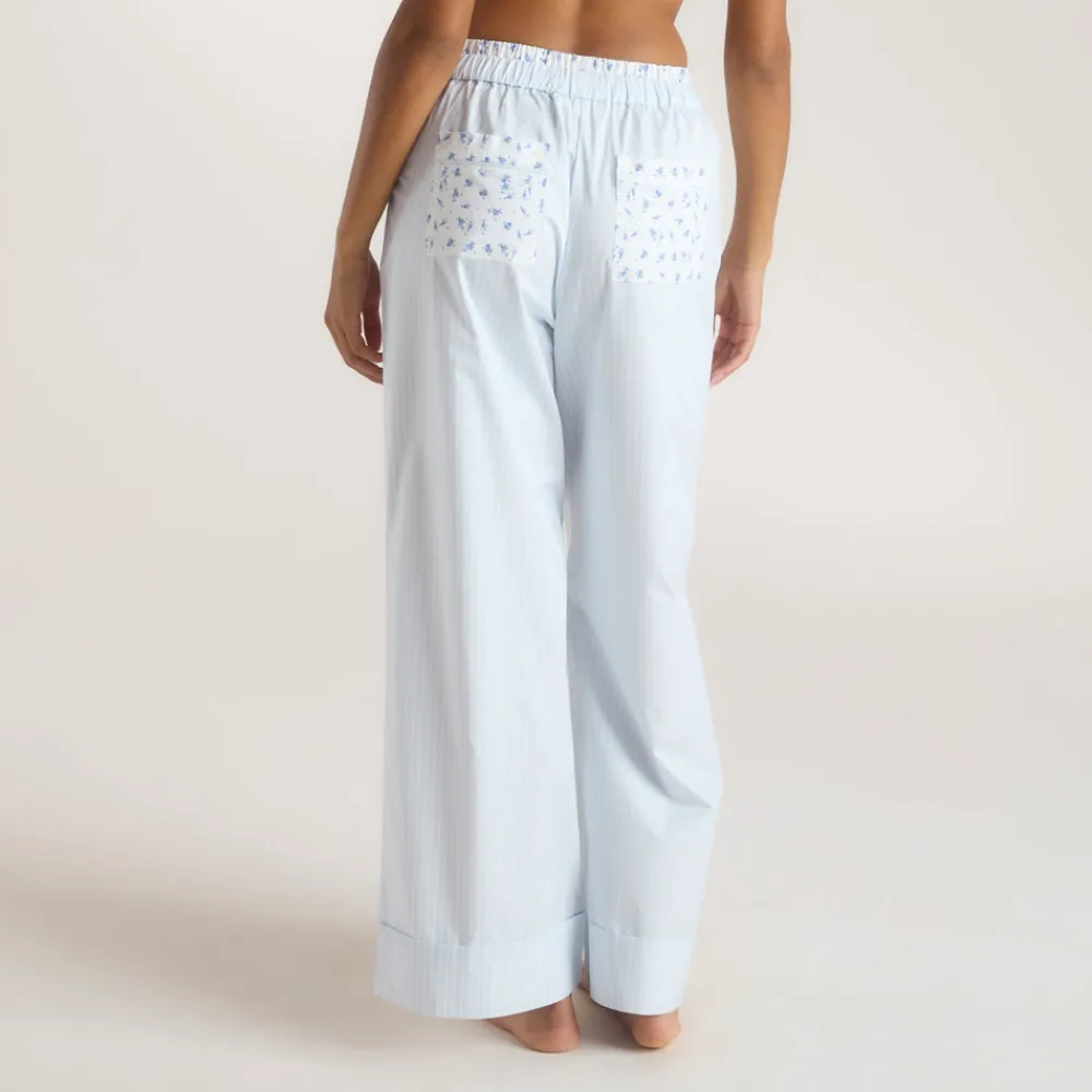 Clearance Bloom & Stripe Pyjamahose - Pyjamas Sets|Pyjama-Hosen
