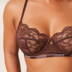 Hot Blossom Balcony BH & String Set - Brunette Mit Bügel|Balcony