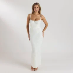 Hot Blossom Maxikleid mit Body - Kleider Und Röcke
