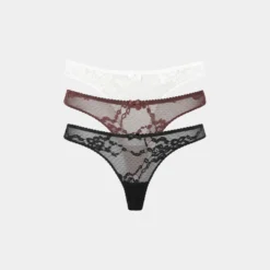 New Blossom Spitzenstrings (3er-Pack) - Multipacks