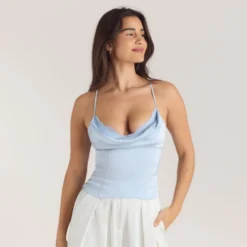 Cami mit Drapiertem Ausschnitt - T-Shirts Und Oberteile