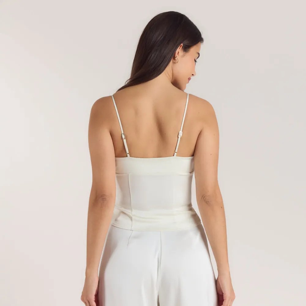Sale Cami mit Drapiertem Ausschnitt - T-Shirts Und Oberteile