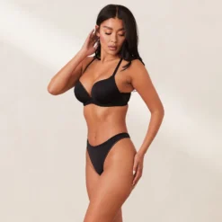 Best Comfort Push-Up T-shirt BH & String Set - Mit Bügel|Push-Up