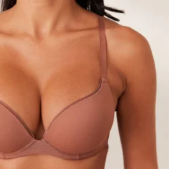 Discount Comfort Push-Up T-shirt BH & String Set - Mit Bügel|Push-Up