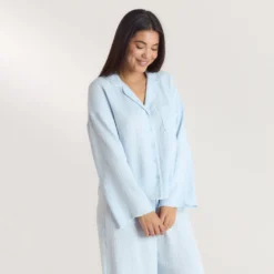 Clearance Crinkle Pyjamahemd - Pyjamas Sets|Pyjama-Oberteile