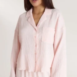 Sale Crinkle Pyjamahemd - Pyjamas Sets|Pyjama-Oberteile