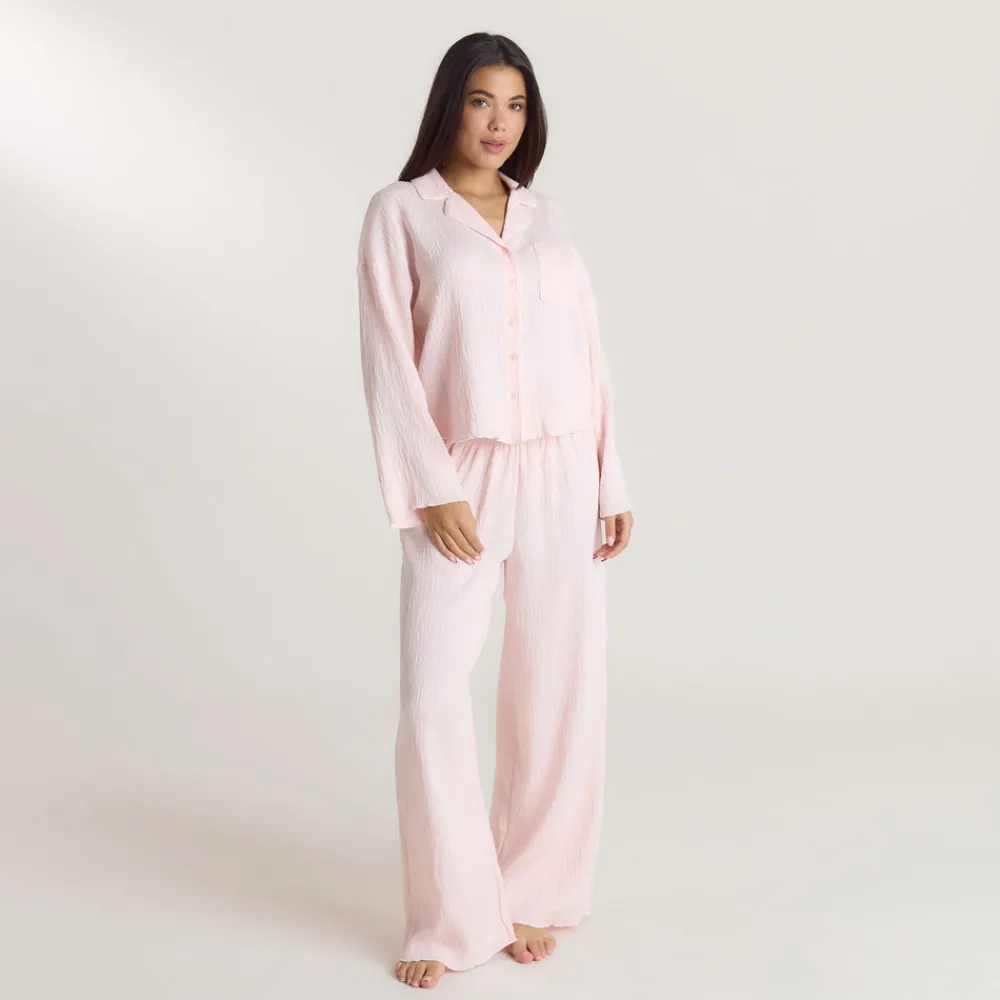 Sale Crinkle Pyjamahemd - Pyjamas Sets|Pyjama-Oberteile