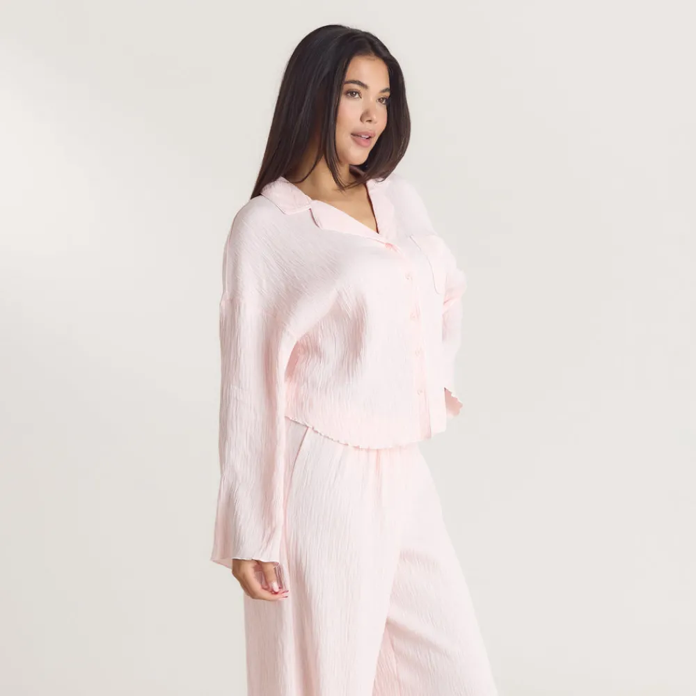 Sale Crinkle Pyjamahemd - Pyjamas Sets|Pyjama-Oberteile