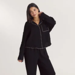 Best Crinkle Pyjamahemd - Pyjamas Sets|Pyjama-Oberteile