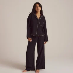 Best Crinkle Pyjamahemd - Pyjamas Sets|Pyjama-Oberteile