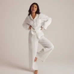 Outlet Crinkle Pyjamahemd - Pyjamas Sets|Pyjama-Oberteile