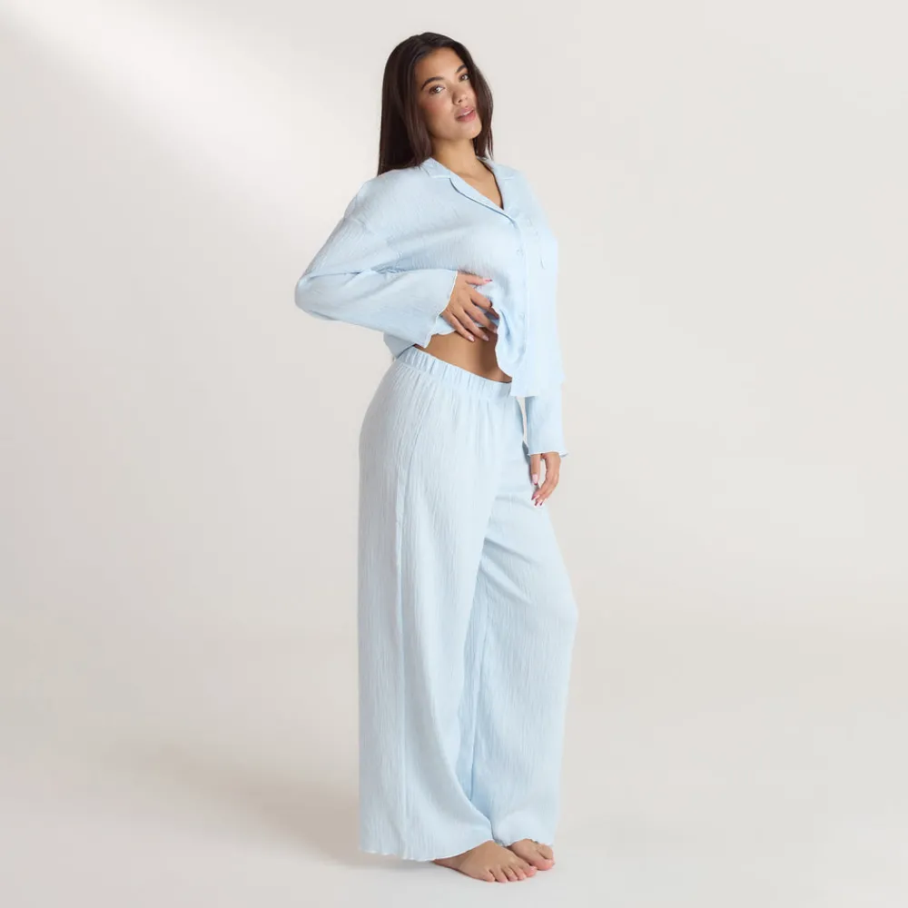 Crinkle Pyjamahose - Pyjamas Sets|Pyjama-Hosen