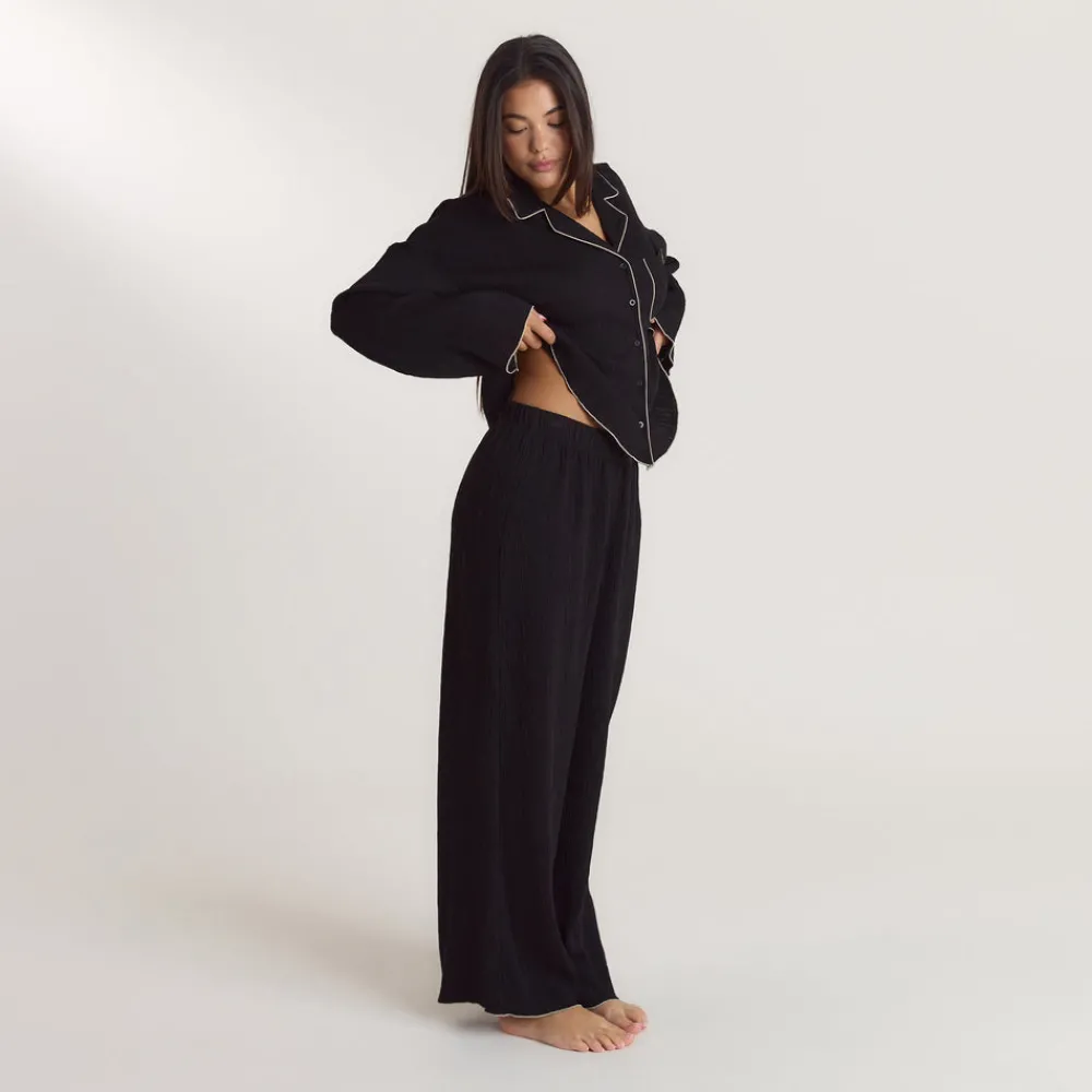 Discount Crinkle Pyjamahose - Pyjamas Sets|Pyjama-Hosen