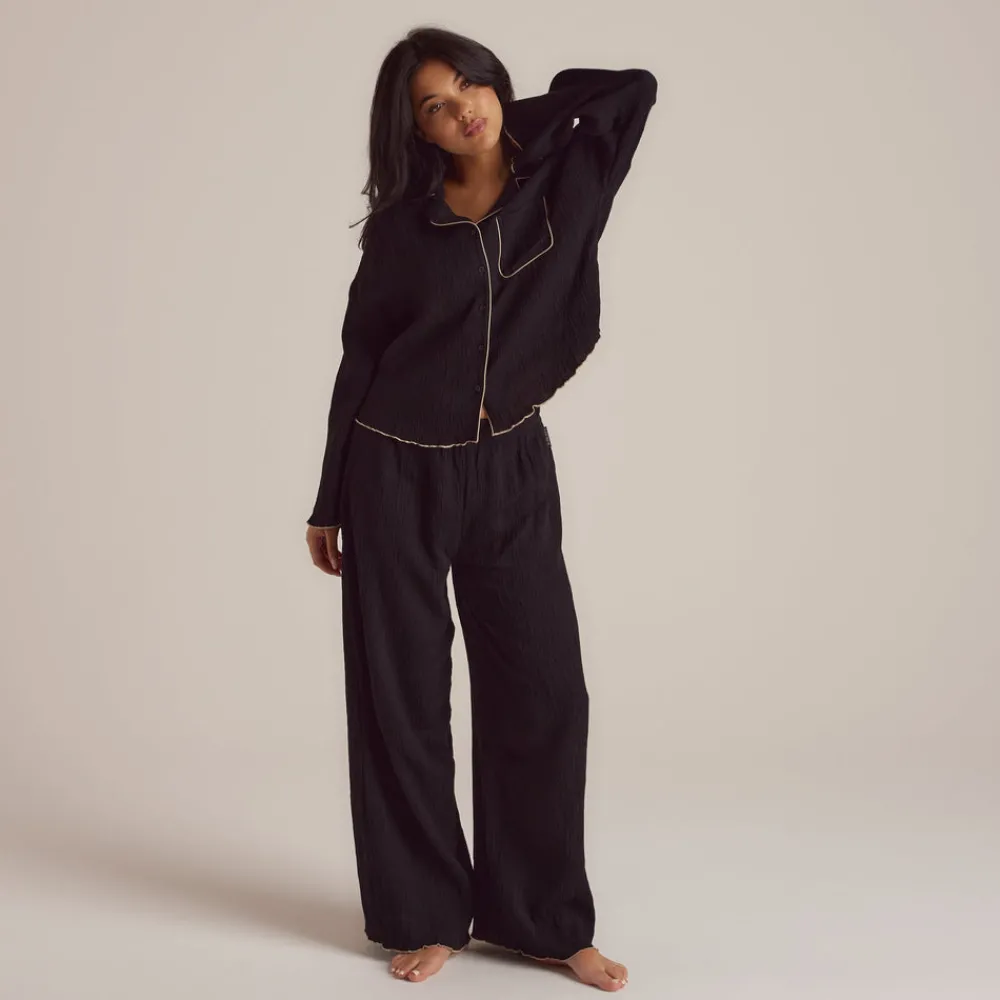 Discount Crinkle Pyjamahose - Pyjamas Sets|Pyjama-Hosen