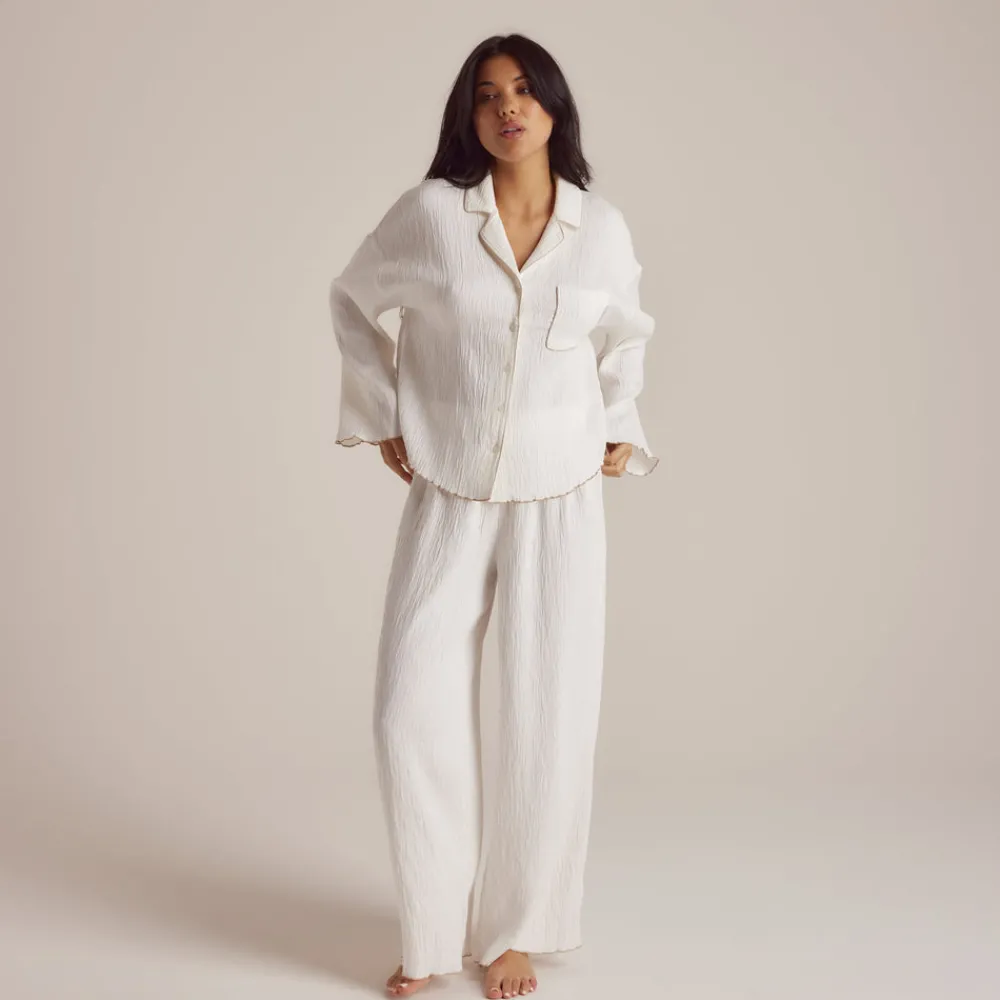 Clearance Crinkle Pyjamahose - Pyjamas Sets|Pyjama-Hosen