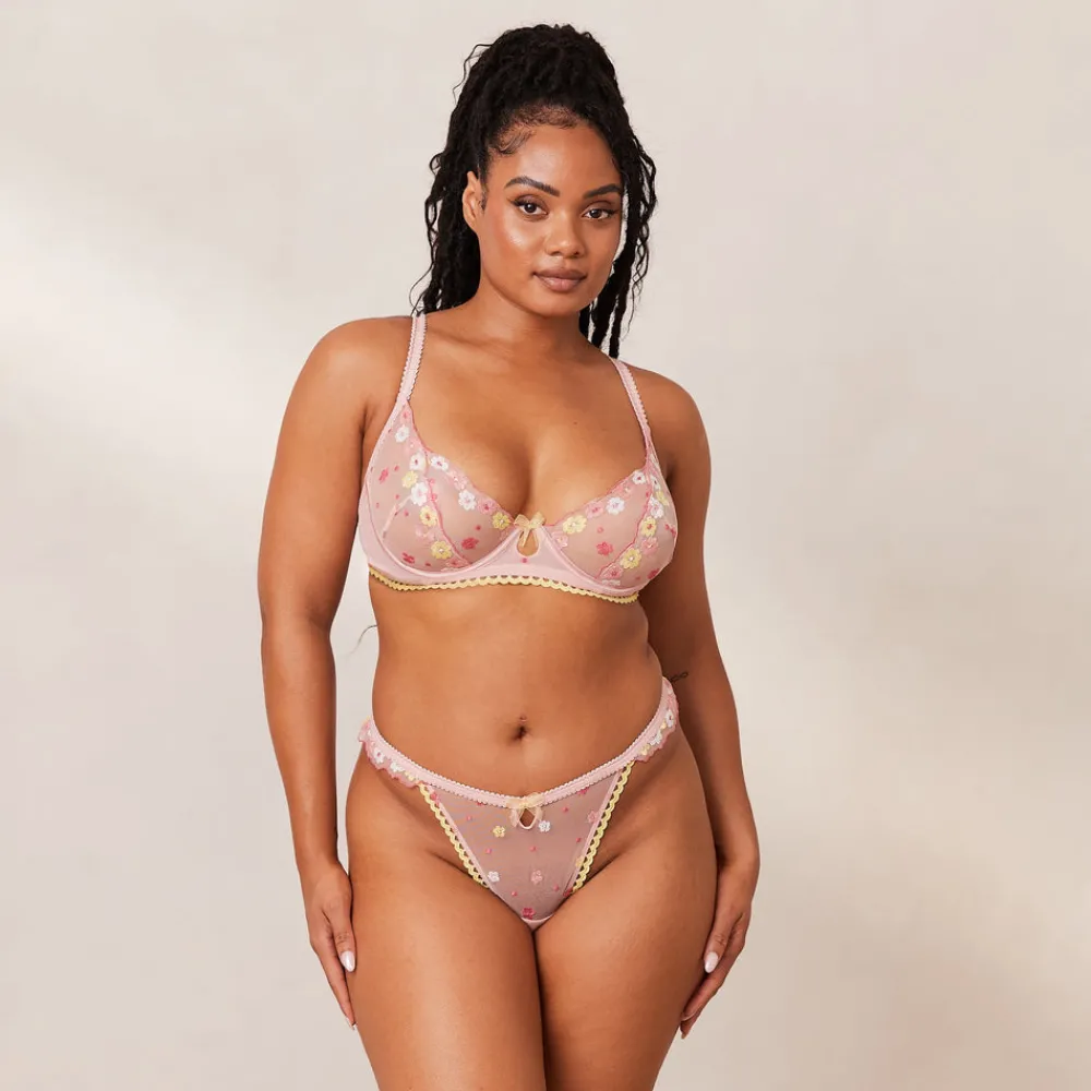 New Fleur Balcony Bra und String Set - Mit Bügel|Balcony