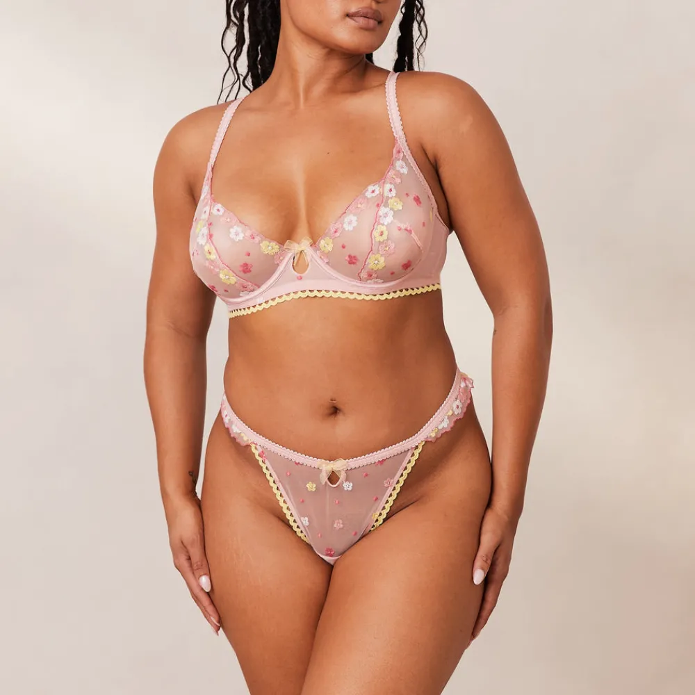New Fleur Balcony Bra und String Set - Mit Bügel|Balcony