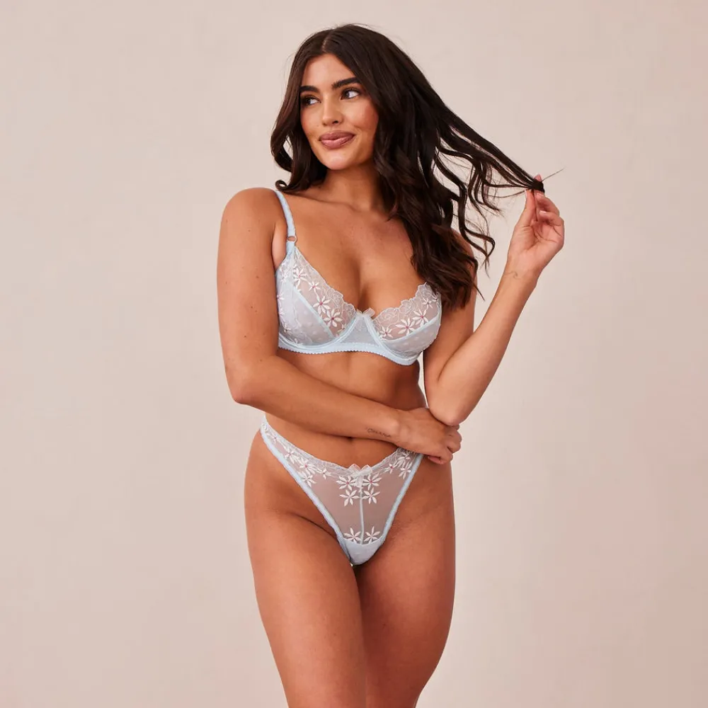 Fleur Balcony Bra und String Set - Mit Bügel|Balcony