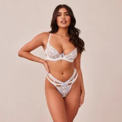 Clearance Fleur Balcony Bra und String Set - Mit Bügel|Balcony