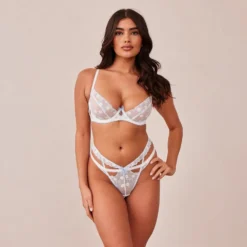 Clearance Fleur Balcony Bra und String Set - Mit Bügel|Balcony