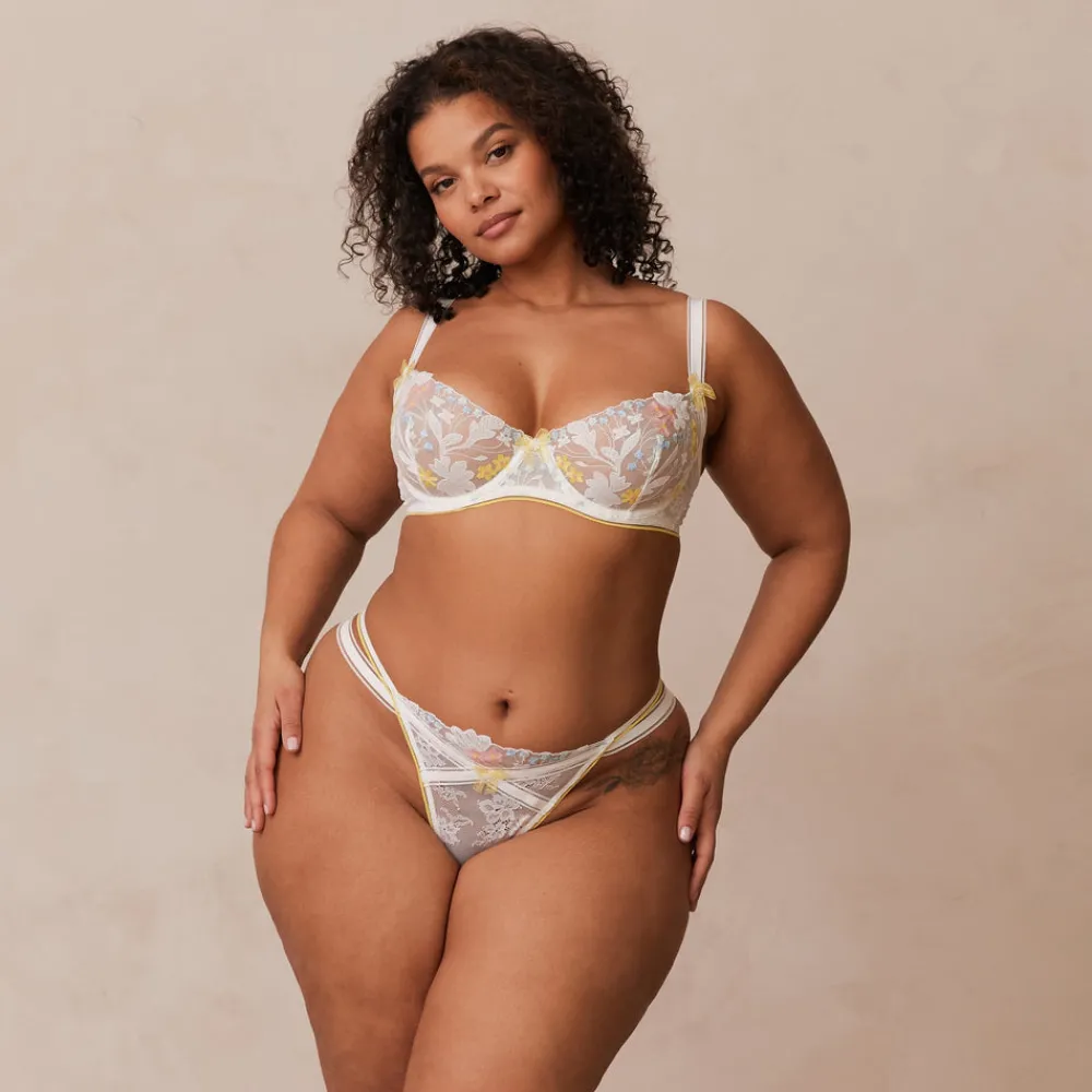 New Fleur Balcony Bra und String Set - Mit Bügel|Balcony
