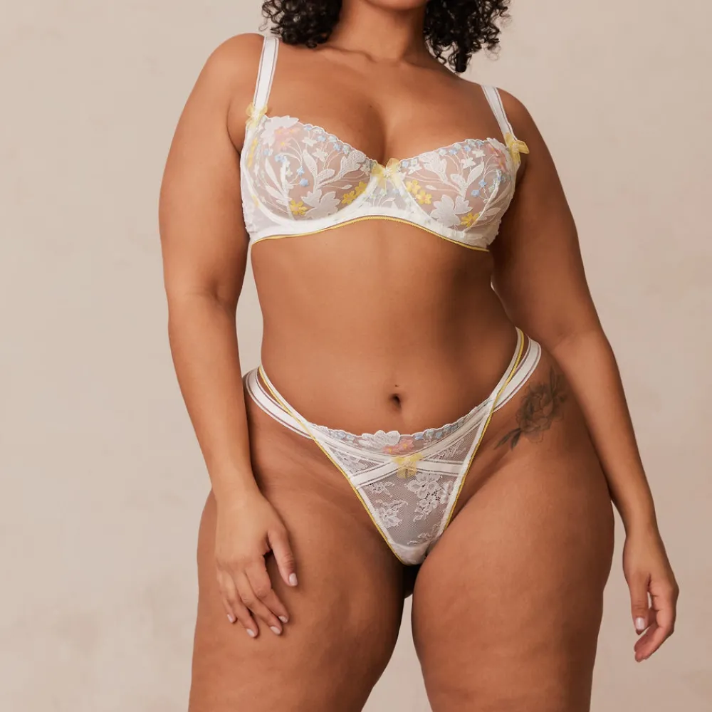 New Fleur Balcony Bra und String Set - Mit Bügel|Balcony