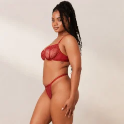Clearance Flirt Balcony BH und String/Slip Set - Mit Bügel|Balcony