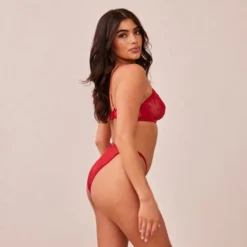 Clearance Flirt Balcony BH und String/Slip Set - Mit Bügel|Balcony