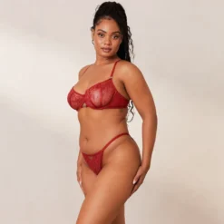 Clearance Flirt Balcony BH und String/Slip Set - Mit Bügel|Balcony