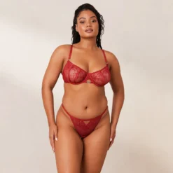 Clearance Flirt Balcony BH und String/Slip Set - Mit Bügel|Balcony