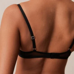 Outlet Flirt Balcony Bra & Thong/Briefs Set - Black Mit Bügel|Balcony