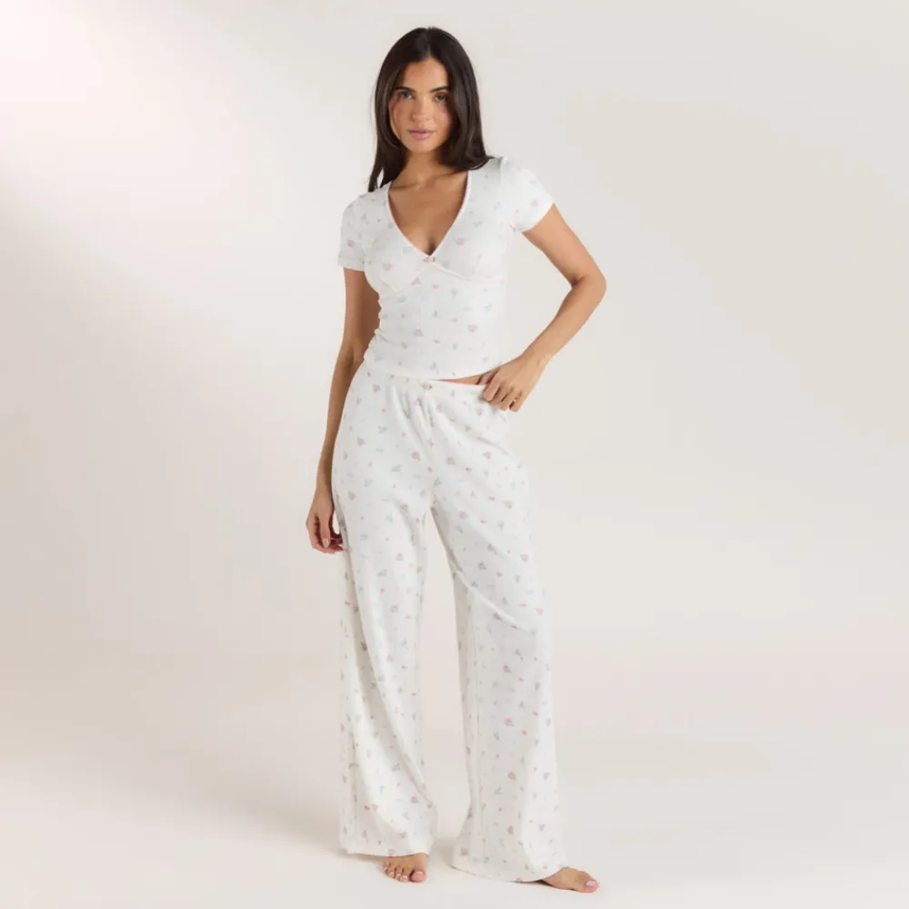 New Gerippte Pyjamahosen - Pyjamas Sets|Pyjama-Hosen