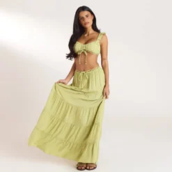 Clearance Gerüschtes Bralette (Set) - T-Shirts Und Oberteile