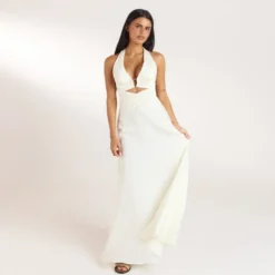 Best Gerüschtes Tencel Maxikleid - Kleider Und Röcke