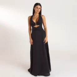 Best Gerüschtes Tencel Maxikleid - Kleider Und Röcke