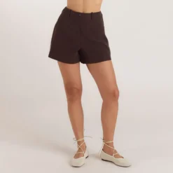 New Hochtaillierte Tailored-Shorts - Kurze Hose
