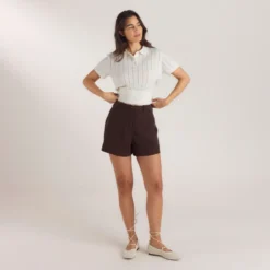 New Hochtaillierte Tailored-Shorts - Kurze Hose