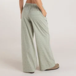 Sale Karierte Baumwollhose - Hosen