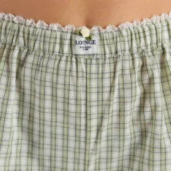 Outlet Karierte Baumwollshorts - Kurze Hose